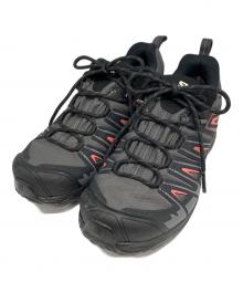 SALOMON（サロモン）の古着「SALOMON　トレイルランニングシューズ　X ULTRA」｜ピンク×ブラック