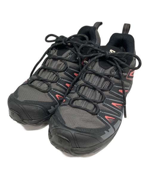 SALOMON（サロモン）SALOMON (サロモン) SALOMON　トレイルランニングシューズ　X ULTRA ピンク×ブラック サイズ:24.5の古着・服飾アイテム