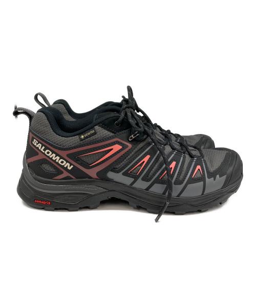 SALOMON（サロモン）SALOMON (サロモン) SALOMON　トレイルランニングシューズ　X ULTRA ピンク×ブラック サイズ:24.5の古着・服飾アイテム