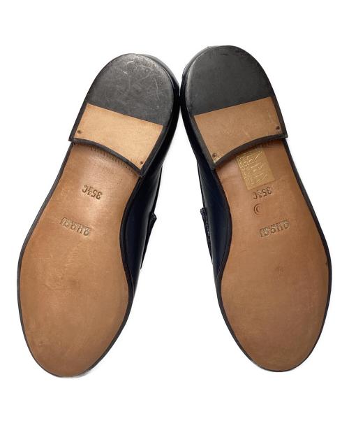 GUCCI（グッチ）GUCCI (グッチ) ビットローファー ネイビー サイズ:22.5の古着・服飾アイテム