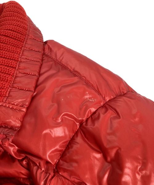 MONCLER（モンクレール）MONCLER (モンクレール) ダウンジャケット レッド サイズ:3の古着・服飾アイテム