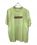 stussyステューシー）の古着「stussy　半袖Tシャツ」｜グリーン