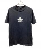 stussyステューシー）の古着「stussy　半袖カットソー」｜ブラック