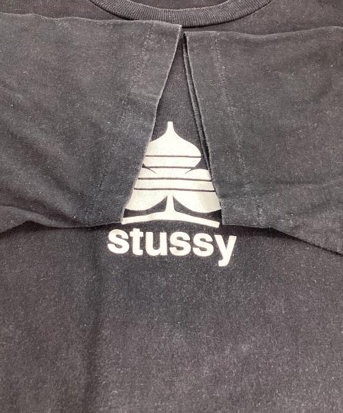 stussy（ステューシー）stussy (ステューシー) stussy　半袖カットソー ブラック サイズ:Lの古着・服飾アイテム
