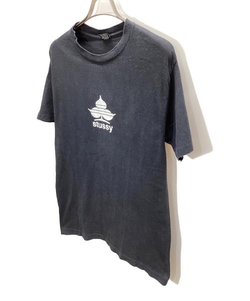 stussy（ステューシー）stussy (ステューシー) stussy　半袖カットソー ブラック サイズ:Lの古着・服飾アイテム