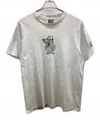 stussyステューシー）の古着「半袖カットソー」｜グレー