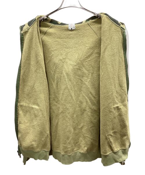 A BATHING APE（アベイシングエイプ）A BATHING APE (アベイシングエイプ) フルジップパーカー カーキ サイズ:Mの古着・服飾アイテム