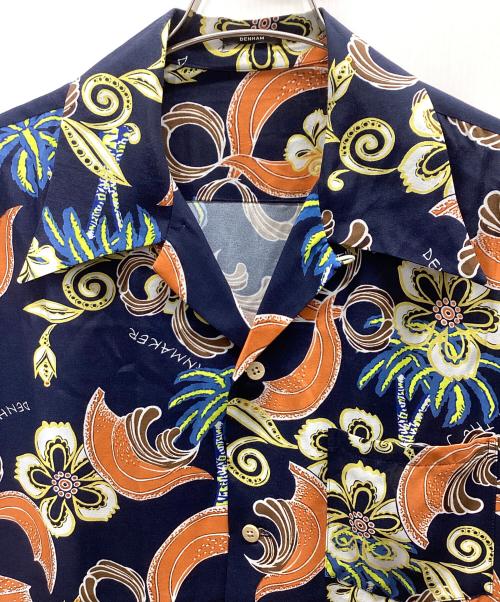 Denham（デンハム）Denham (デンハム) オープンカラーシャツ ネイビー サイズ:Mの古着・服飾アイテム