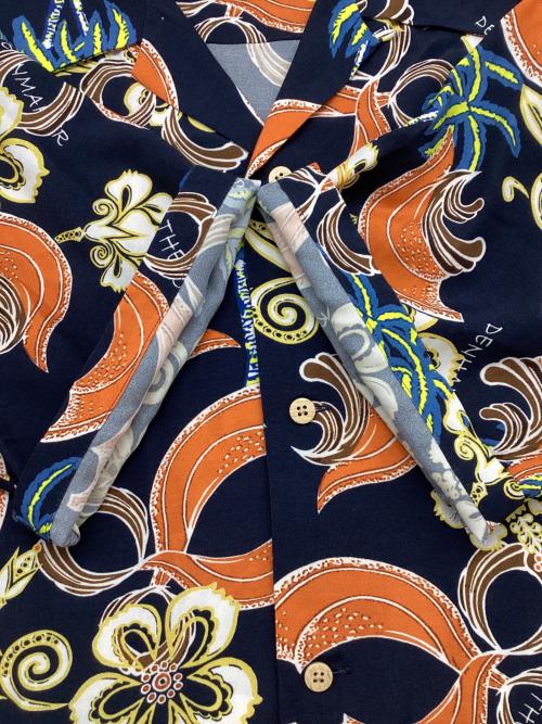 Denham（デンハム）Denham (デンハム) オープンカラーシャツ ネイビー サイズ:Mの古着・服飾アイテム