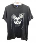 WALT DISNEY×Roenウォルト・ディズニー×ロエン）の古着「半袖カットソー」｜ブラック
