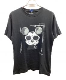 WALT DISNEY×Roen（ウォルト・ディズニー×ロエン）の古着「半袖カットソー」｜ブラック