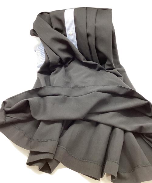 furfur（ファーファー）furfur (ファーファー) 長袖ワンピース ブラック×ブルー サイズ:FREEの古着・服飾アイテム