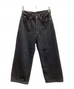 Acne studiosアクネ ストゥディオズ）の古着「ACNE STUDIOS　ルーズフィットジーンズ - 1981」｜ブラック