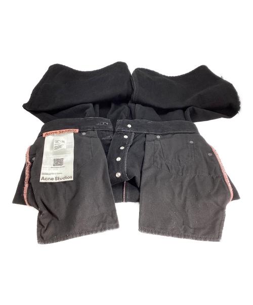 Acne studios（アクネ ストゥディオズ）ACNE STUDIOS (アクネ ストゥディオズ) ACNE STUDIOS　ルーズフィットジーンズ - 1981 ブラック サイズ:XSの古着・服飾アイテム