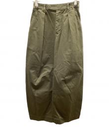 PUBLIC TOKYO（パブリックトウキョウ）の古着「PUBLIC CHINOS バレルレッグイージー」｜カーキ
