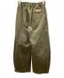 PUBLIC TOKYO (パブリックトウキョウ) PUBLIC CHINOS バレルレッグイージー カーキ サイズ:1：9000円