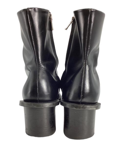 MAISON SPECIAL（メゾンスペシャル）MAISON SPECIAL SPECIAL SHOES FACTORY (スペシャルシューズファクトリー) MAISON SPECIAL　Zip Heel Boots Made In TOKYO ブラック サイズ:25.5の古着・服飾アイテム