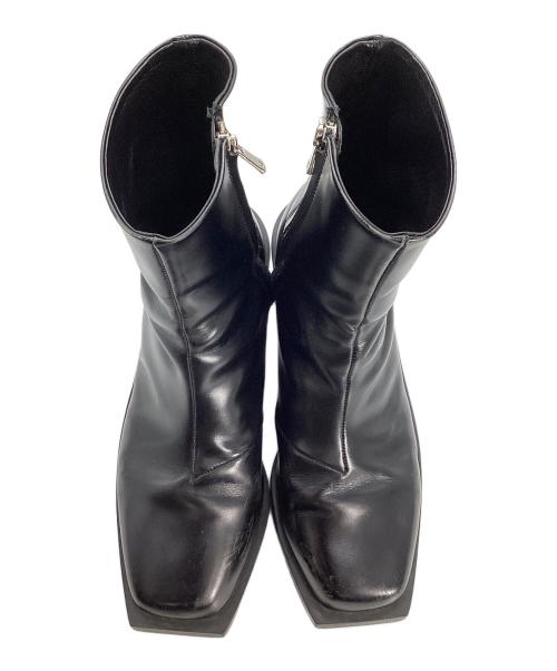 MAISON SPECIAL（メゾンスペシャル）MAISON SPECIAL SPECIAL SHOES FACTORY (スペシャルシューズファクトリー) MAISON SPECIAL　Zip Heel Boots Made In TOKYO ブラック サイズ:25.5の古着・服飾アイテム
