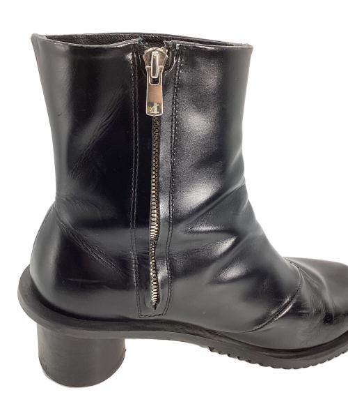 MAISON SPECIAL（メゾンスペシャル）MAISON SPECIAL SPECIAL SHOES FACTORY (スペシャルシューズファクトリー) MAISON SPECIAL　Zip Heel Boots Made In TOKYO ブラック サイズ:25.5の古着・服飾アイテム