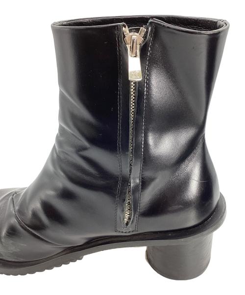 MAISON SPECIAL（メゾンスペシャル）MAISON SPECIAL SPECIAL SHOES FACTORY (スペシャルシューズファクトリー) MAISON SPECIAL　Zip Heel Boots Made In TOKYO ブラック サイズ:25.5の古着・服飾アイテム