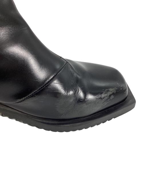 MAISON SPECIAL（メゾンスペシャル）MAISON SPECIAL SPECIAL SHOES FACTORY (スペシャルシューズファクトリー) MAISON SPECIAL　Zip Heel Boots Made In TOKYO ブラック サイズ:25.5の古着・服飾アイテム
