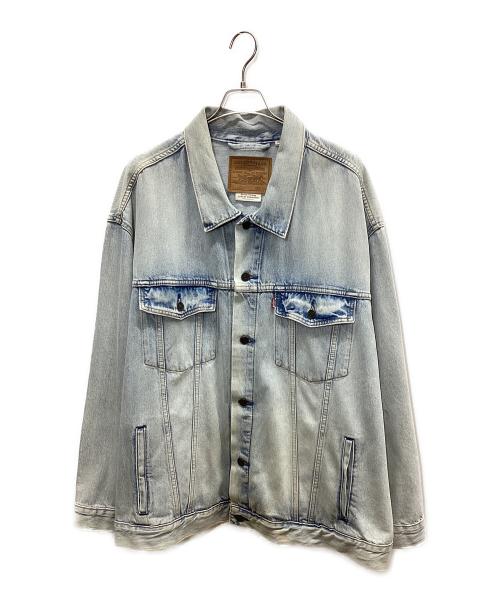 LEVI'S PReMIUM（リーバイス プレミアム）LEVI'S PReMIUM (リーバイス プレミアム) トラッカージャケット ブルー サイズ:5XLの古着・服飾アイテム