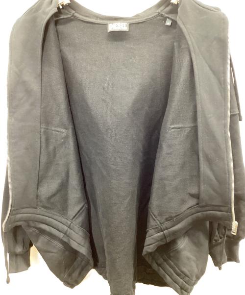 DIESEL（ディーゼル）DIESEL (ディーゼル) ジップパーカー ブラック サイズ:Sの古着・服飾アイテム