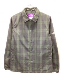 THE NORTHFACE PURPLELABEL（ザ・ノースフェイス パープルレーベル）の古着「コーチジャケット」｜グリーン×ネイビー