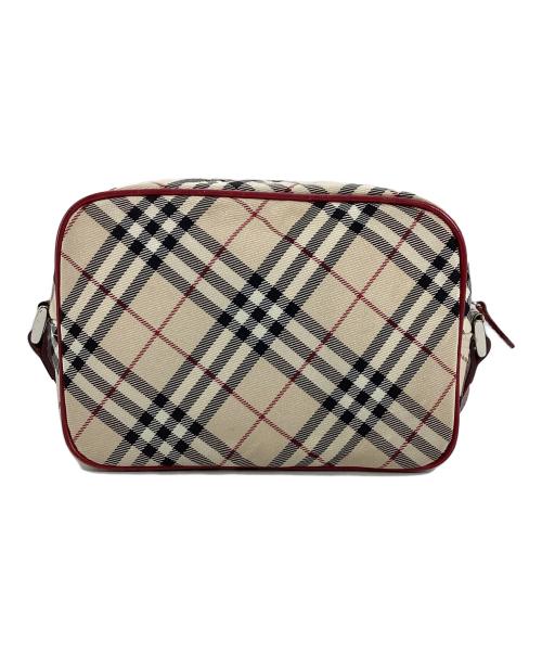 BURBERRY BLUE LABEL（バーバリー ブルー レーベル）BURBERRY BLUE LABEL (バーバリー ブルー レーベル) BURBERRY BLUE LABEL　ショルダーバッグ ベージュ×レッドの古着・服飾アイテム
