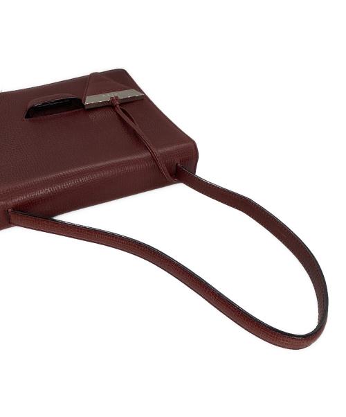 LOEWE（ロエベ）LOEWE (ロエベ) LOEWE　ハンドバッグ ボルドーの古着・服飾アイテム