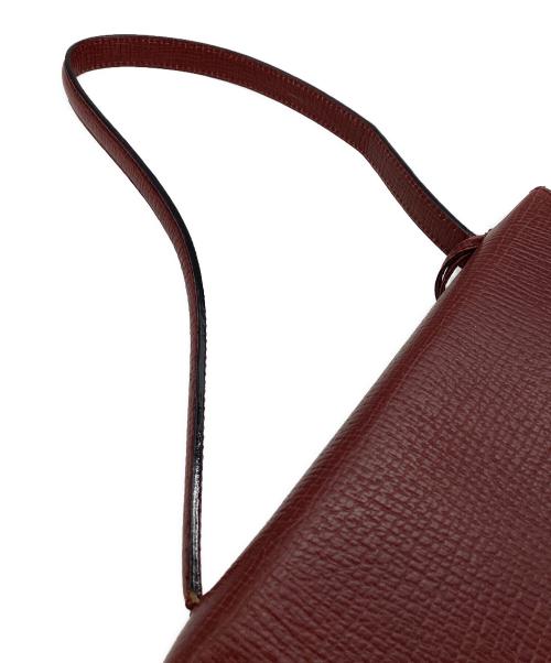 LOEWE（ロエベ）LOEWE (ロエベ) LOEWE　ハンドバッグ ボルドーの古着・服飾アイテム