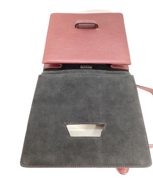 LOEWE（ロエベ）LOEWE (ロエベ) LOEWE　ハンドバッグ ボルドーの古着・服飾アイテム