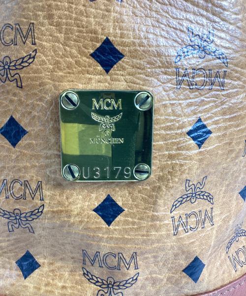 MCM（エムシーエム）MCM (エムシーエム) MCM　ヴィセトス　巾着ショルダーバッグ ブラウンの古着・服飾アイテム
