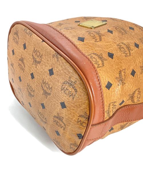 MCM（エムシーエム）MCM (エムシーエム) MCM　ヴィセトス　巾着ショルダーバッグ ブラウンの古着・服飾アイテム