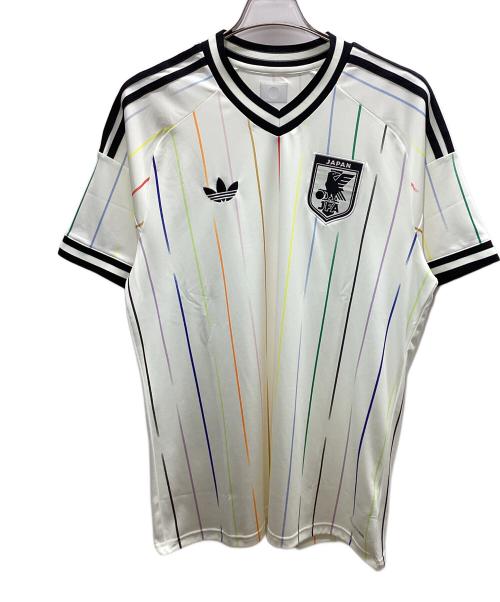 adidas（アディダス）adidas (アディダス) レプリカユニフォーム ベージュ サイズ:2XLの古着・服飾アイテム
