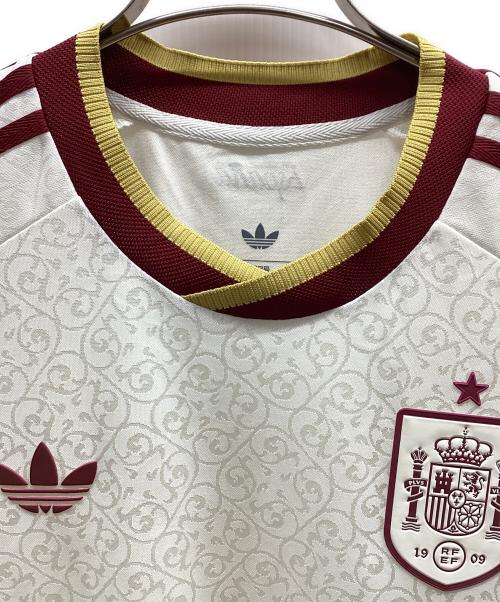 adidas（アディダス）adidas (アディダス) レプリカユニフォーム ベージュ サイズ:3XLの古着・服飾アイテム