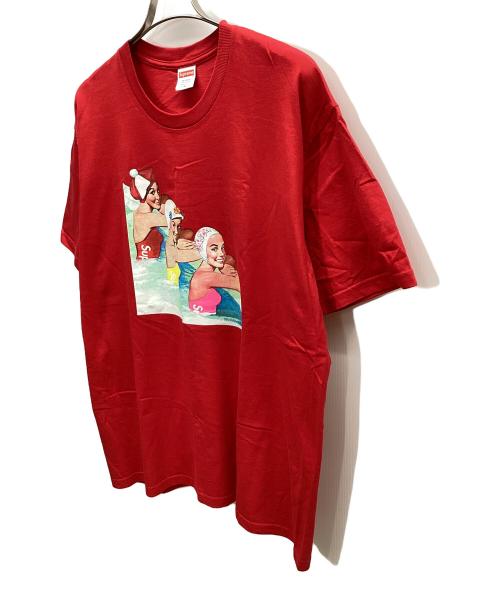 SUPREME（シュプリーム）SUPREME (シュプリーム) 半袖カットソー レッド サイズ:XLの古着・服飾アイテム