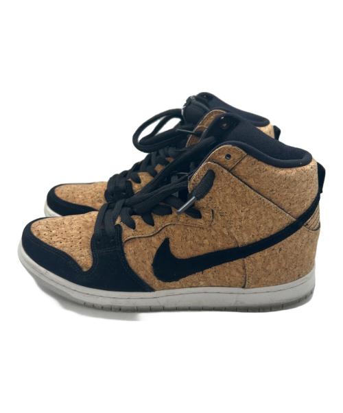 NIKE（ナイキ）NIKE (ナイキ) DUNK HIGH PREMIUM SB ブラック×ナチュラル サイズ:26.5の古着・服飾アイテム