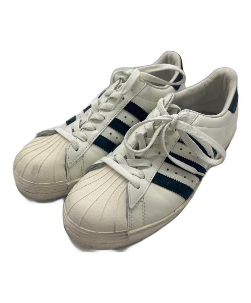 adidas（アディダス）adidas (アディダス) SUPER STAR 80s VINTAGE DX ホワイト×アイボリー サイズ:26の古着・服飾アイテム