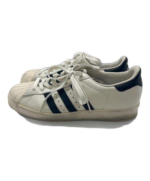 adidas（アディダス）adidas (アディダス) SUPER STAR 80s VINTAGE DX ホワイト×アイボリー サイズ:26の古着・服飾アイテム