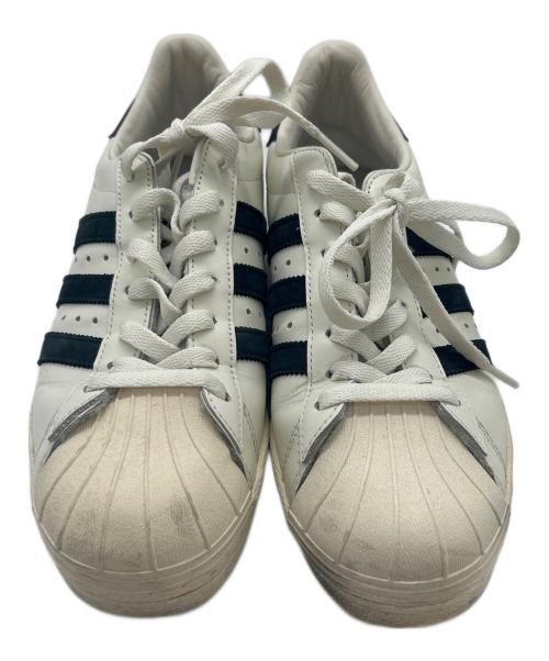 adidas（アディダス）adidas (アディダス) SUPER STAR 80s VINTAGE DX ホワイト×アイボリー サイズ:26の古着・服飾アイテム