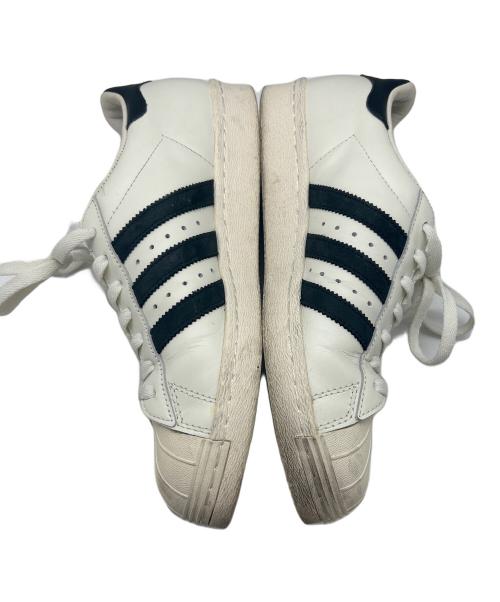adidas（アディダス）adidas (アディダス) SUPER STAR 80s VINTAGE DX ホワイト×アイボリー サイズ:26の古着・服飾アイテム