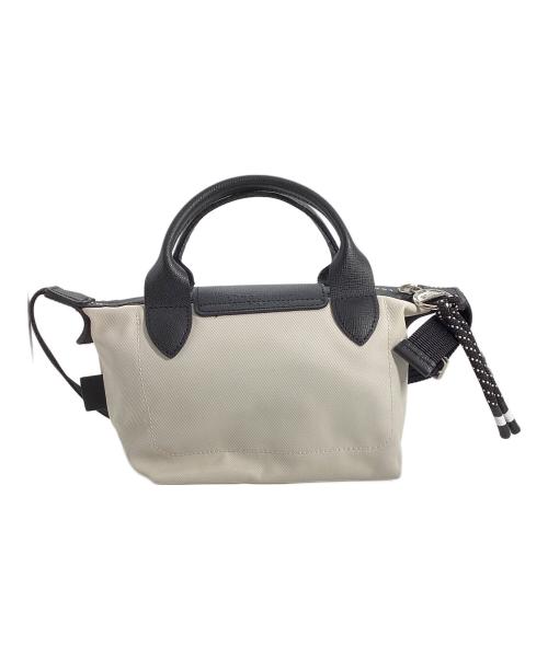 LONGCHAMP（ロンシャン）LONGCHAMP (ロンシャン) LONGCHAMP　プリアージュ エナジ ブラック×アイボリーの古着・服飾アイテム