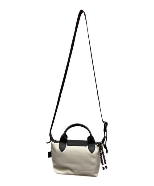 LONGCHAMP（ロンシャン）LONGCHAMP (ロンシャン) LONGCHAMP　プリアージュ エナジ ブラック×アイボリーの古着・服飾アイテム