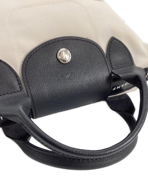 LONGCHAMP（ロンシャン）LONGCHAMP (ロンシャン) LONGCHAMP　プリアージュ エナジ ブラック×アイボリーの古着・服飾アイテム