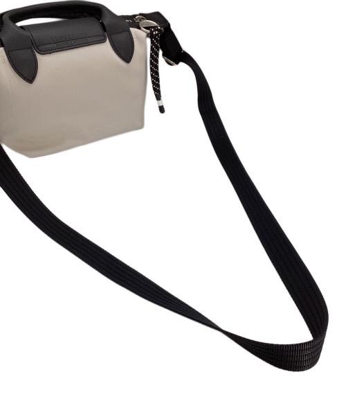 LONGCHAMP（ロンシャン）LONGCHAMP (ロンシャン) LONGCHAMP　プリアージュ エナジ ブラック×アイボリーの古着・服飾アイテム