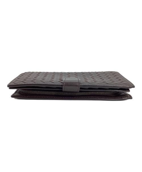 BOTTEGA VENETA（ボッテガベネタ）BOTTEGA VENETA (ボッテガベネタ) ボッテガヴェネタ　イントレチャート　長財布 ブラウンの古着・服飾アイテム