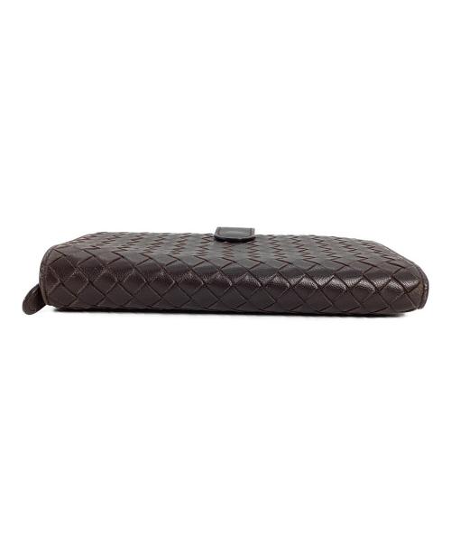 BOTTEGA VENETA（ボッテガベネタ）BOTTEGA VENETA (ボッテガベネタ) ボッテガヴェネタ　イントレチャート　長財布 ブラウンの古着・服飾アイテム