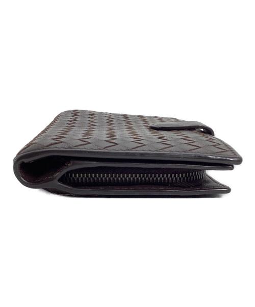 BOTTEGA VENETA（ボッテガベネタ）BOTTEGA VENETA (ボッテガベネタ) ボッテガヴェネタ　イントレチャート　長財布 ブラウンの古着・服飾アイテム