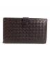 BOTTEGA VENETA（ボッテガベネタ）の古着「ボッテガヴェネタ　イントレチャート　長財布」｜ブラウン